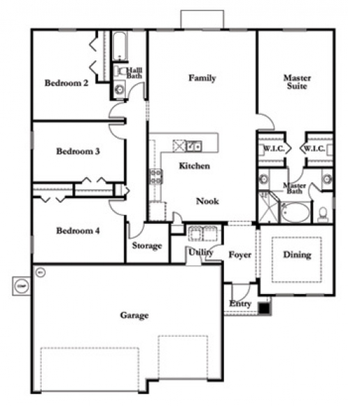 Mercedes homes floorplan #5
